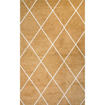 Cole Minimalist Diamond Trellis Area Rug